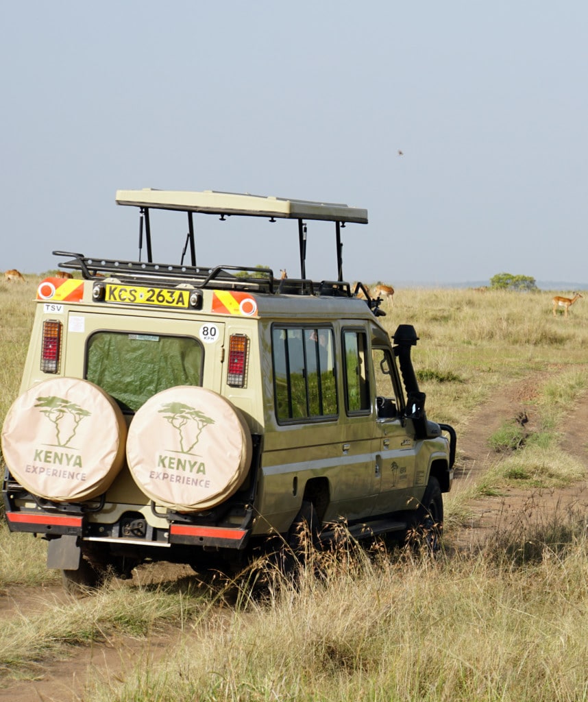 4x4 Geländewagen Safari Masai Mara Kenia