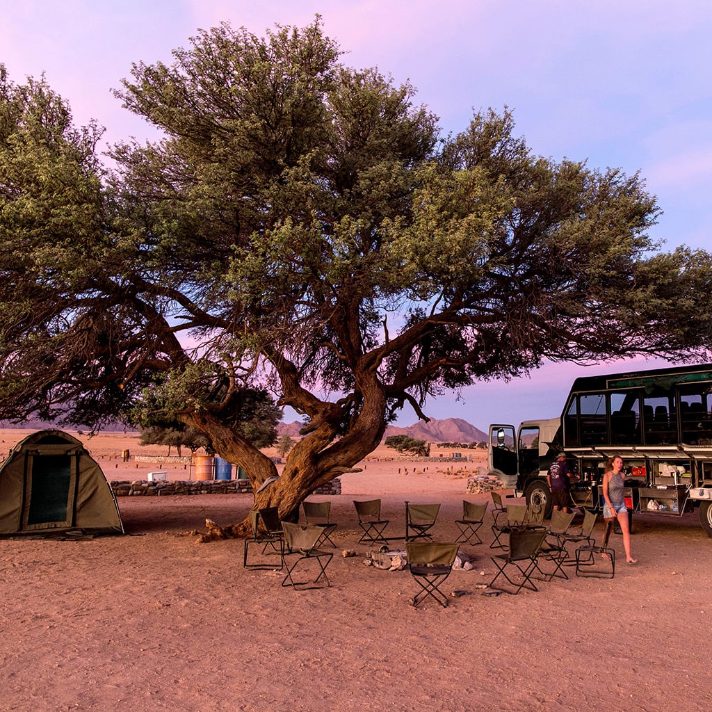 Equipment Namibia Gruppenreise Camping