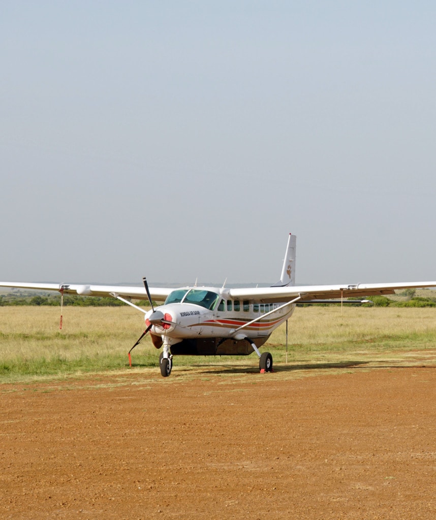 Kleinflugzeug Flugsafari Kenia