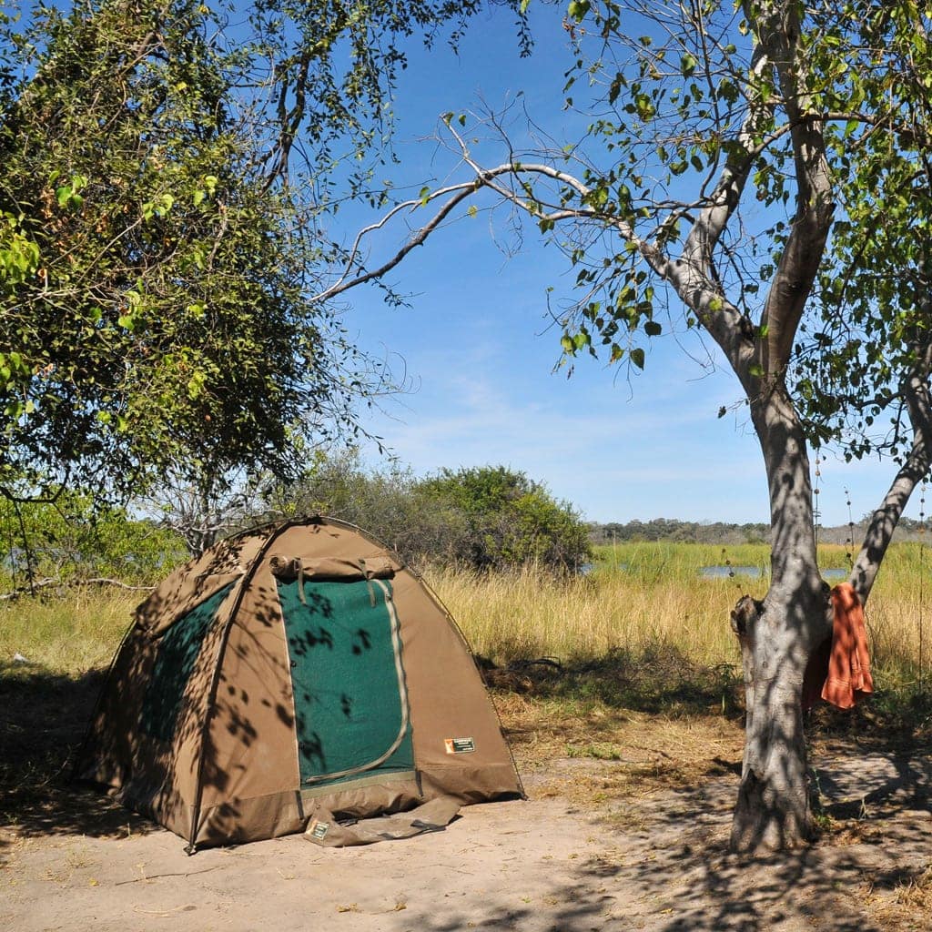 Zelte auf Namibia und Viktoriafälle Reise