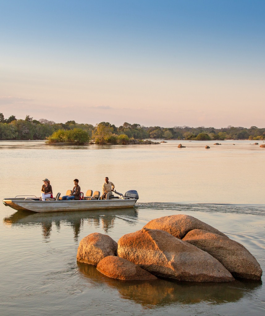 Bootsafari im Kafue auf Sambia Safari