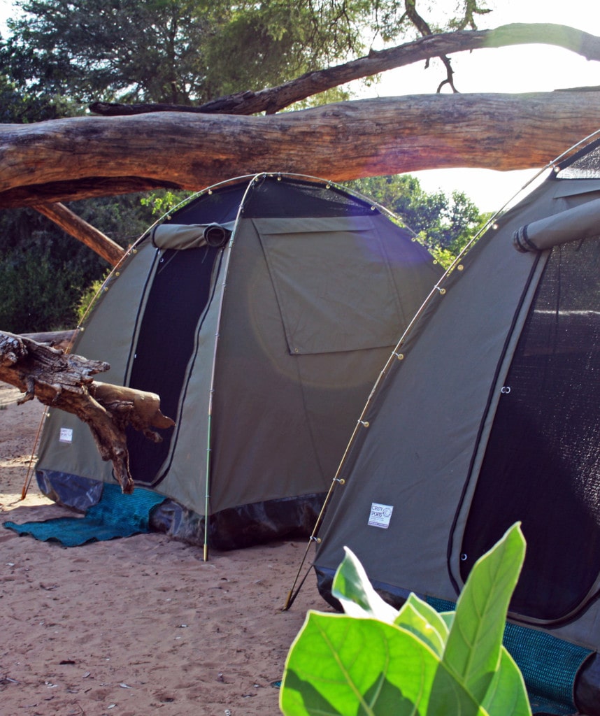 Zweipersonen Zelte Campingreise Kenia und Tansania