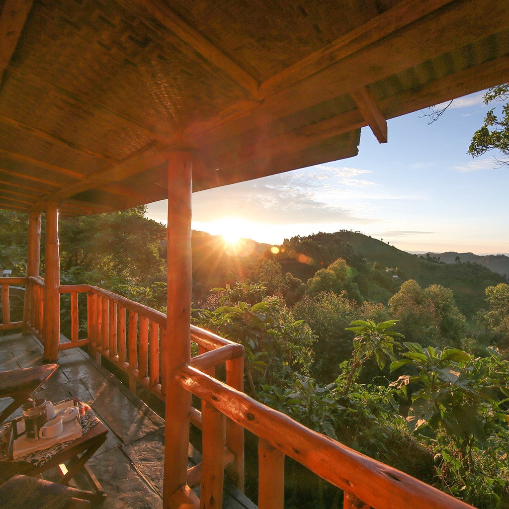 Private Safari in Uganda Nkuringo Bwindi Gorilla Lodge