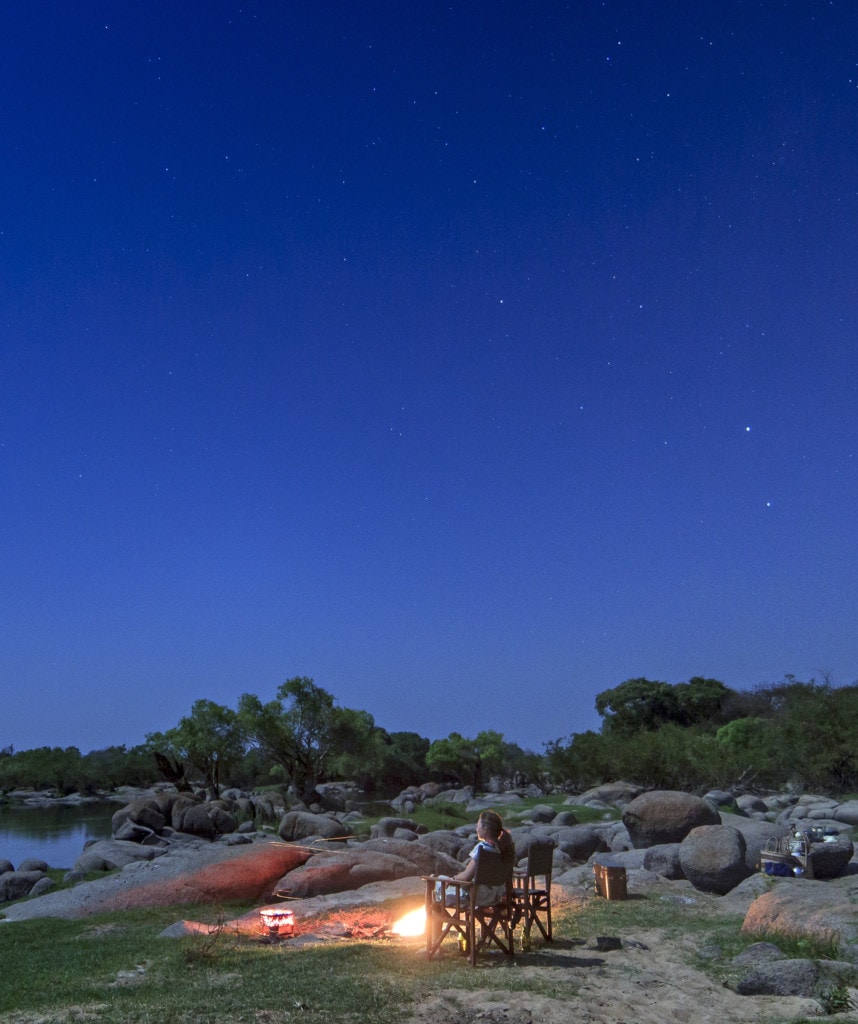 Sternenhimmel in Sambia Kafue Nationalpark