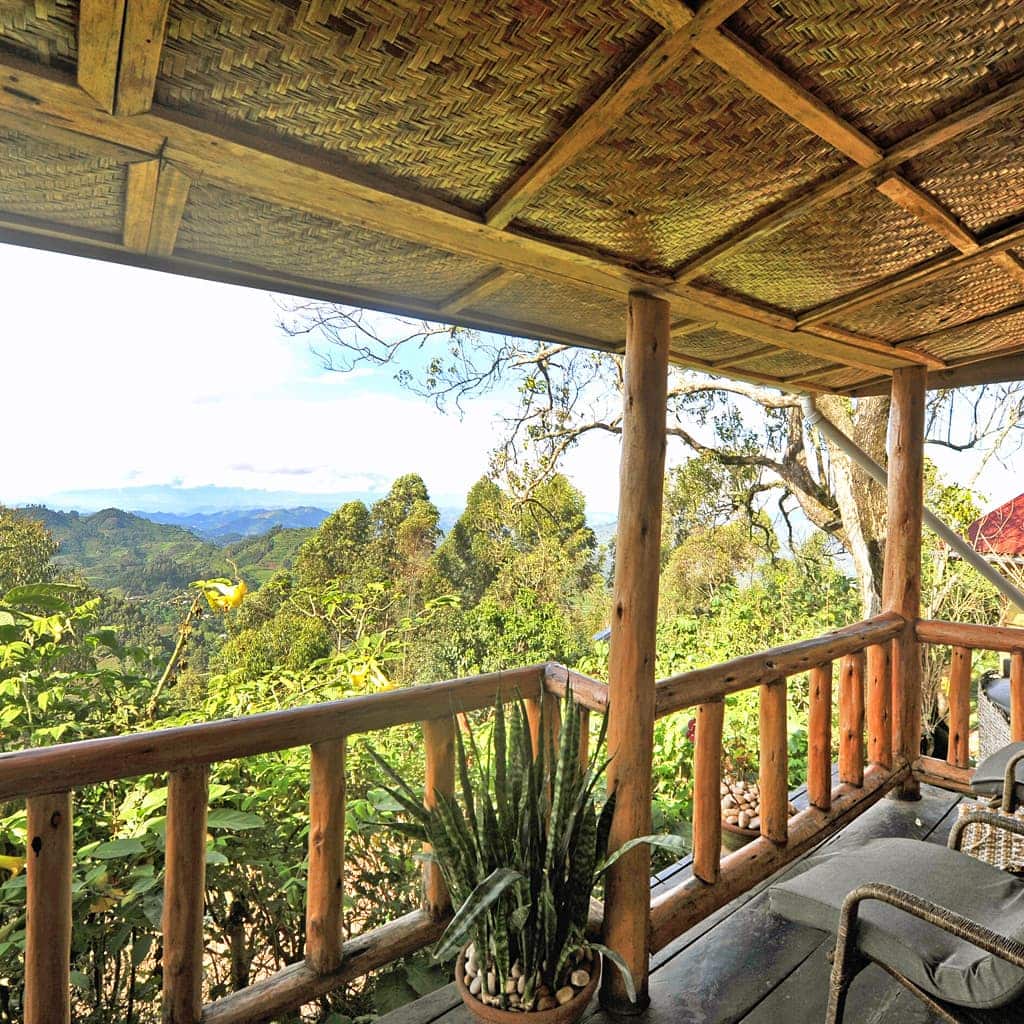 Ausblick Nkuringo Bwindi Gorilla Lodge