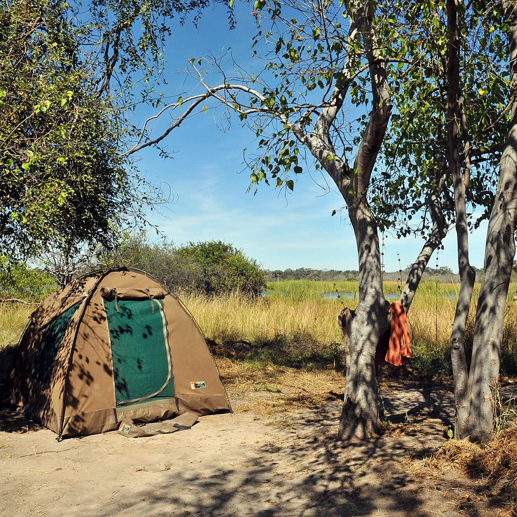 Zeltsafari in Botswana