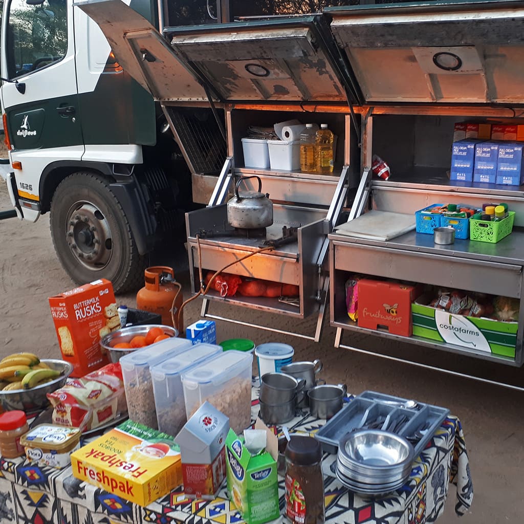 Campingkueche Uganda Rundreise