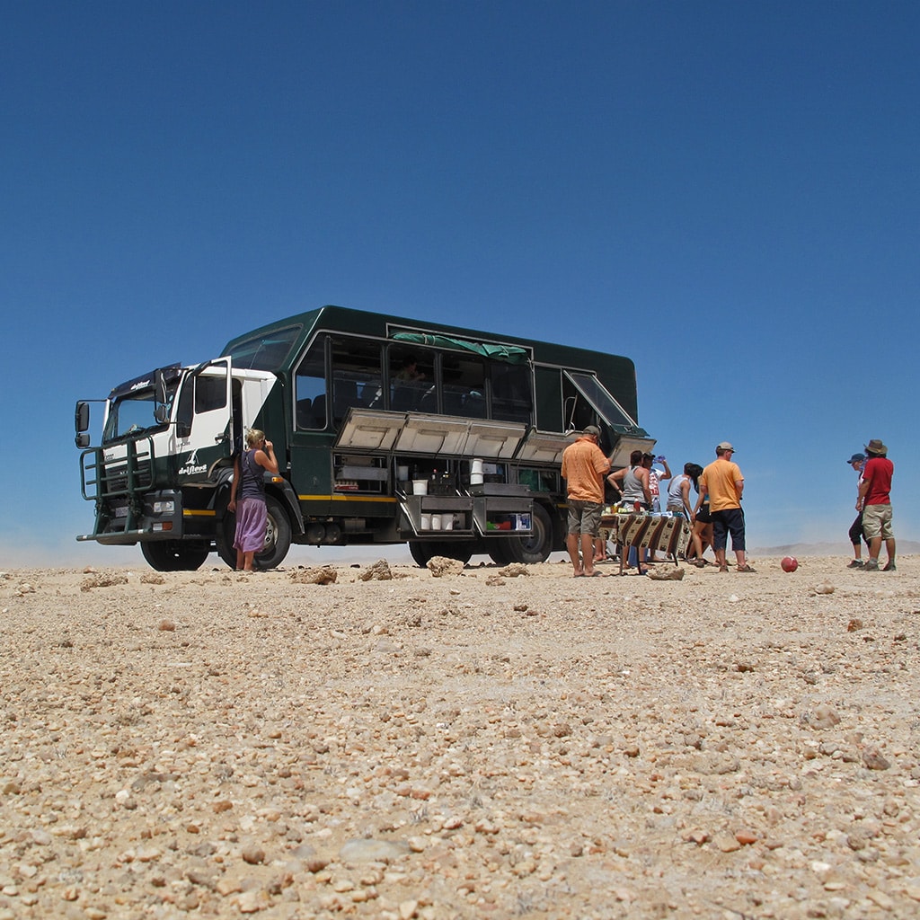 Picknick Namibia Gruppenreise Camping