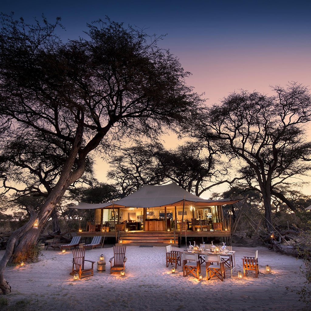 Somalisa Expeditions Camp Flugsafari Simbabwe