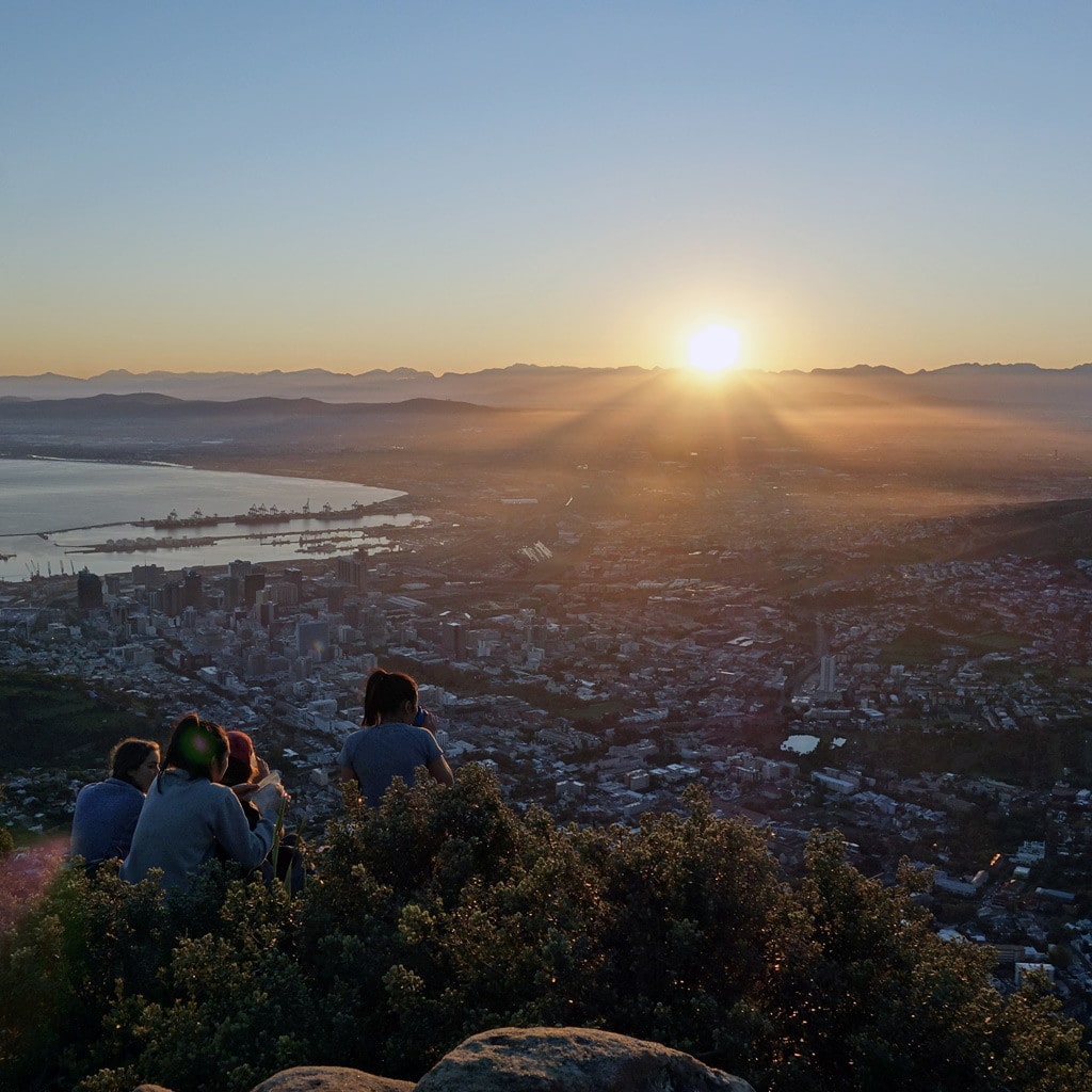 Ausblick über Kapstadt Südafrika