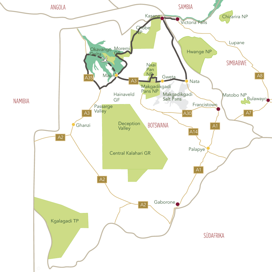 Botswana Abenteuer