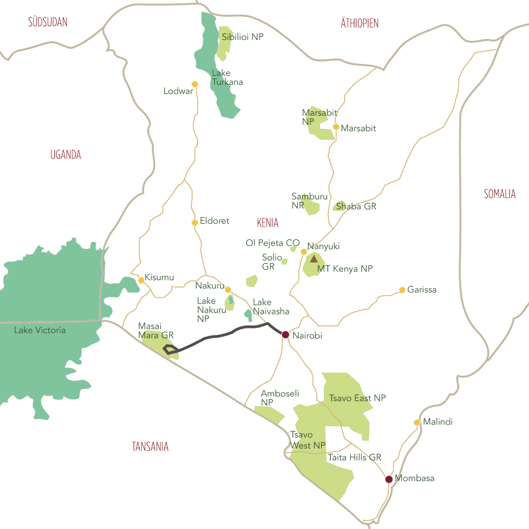 Faszination Masai-Mara Karte