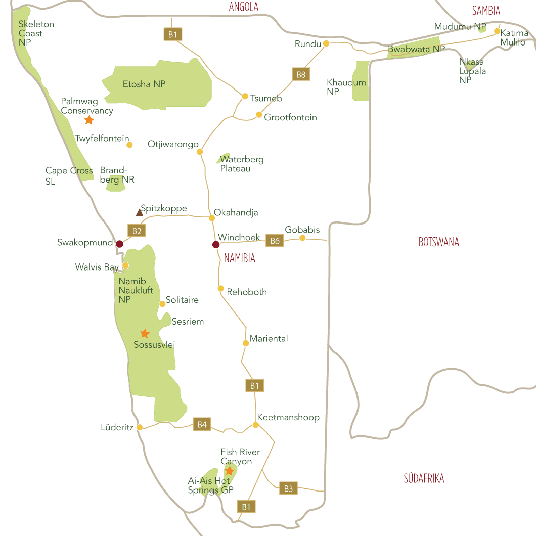 Namibia Reisen