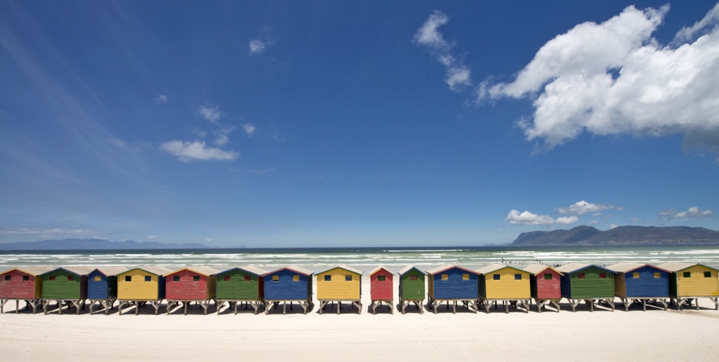 Südafrika Gruppenreisen Strandhäuser in Muizenberg