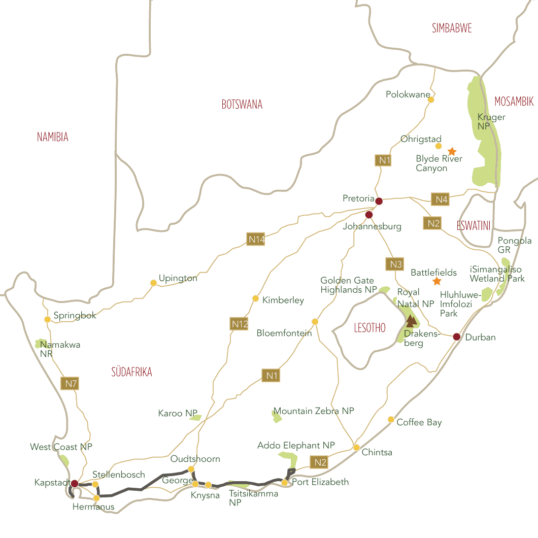 Suedafrikas Sueden Intensiv