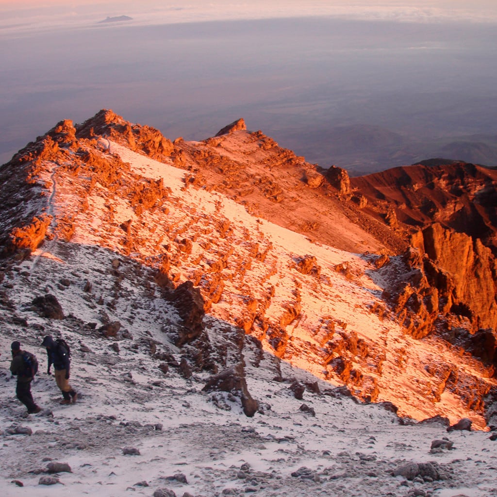 Sonnenaufgang Vier Tage Mt Meru Trekking