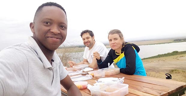 Amboseli Nationalpark Kenia lunch