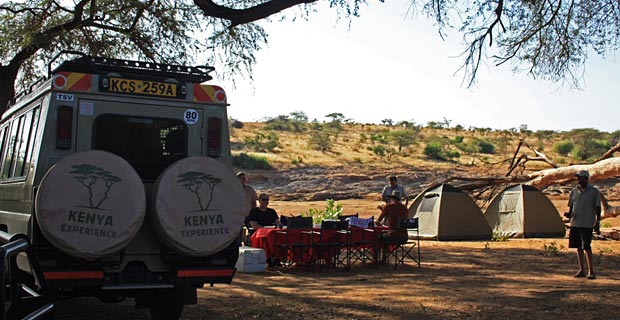 Camping Safari mit Kindern Kenia