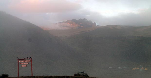 Lake Ellis Mount Kenya Besteigung