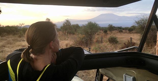Blick auf Mt Kilimanjaro Amboseli Kenia