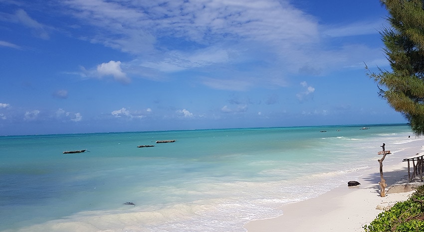 Strand auf Sansibar