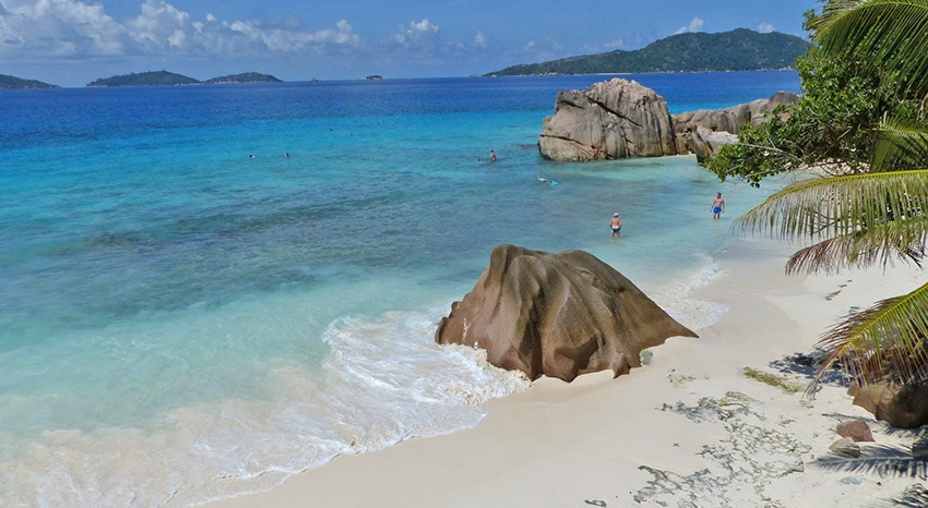 Badeaufenthalt auf den Seychellen
