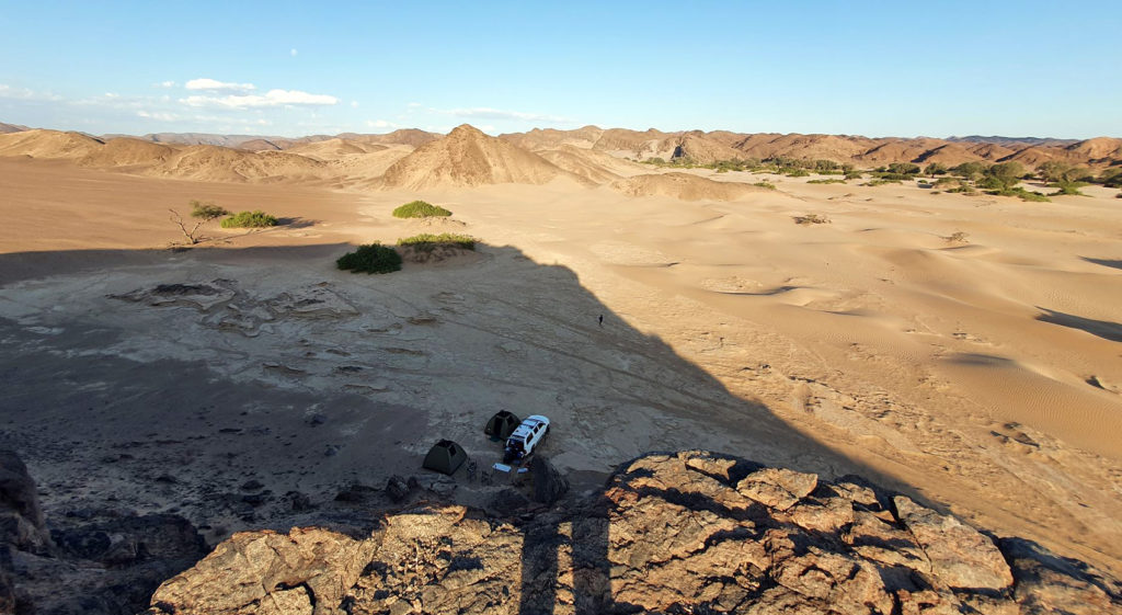 Campsite in Namibia