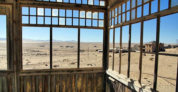 Geisterstadt in Namibia Kolmanskop