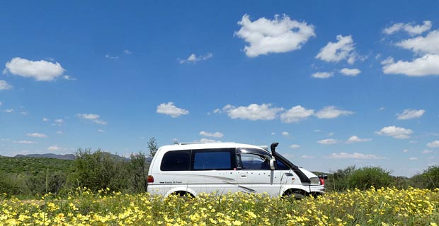 Niederschläge in Namibia
