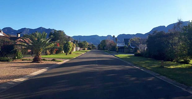 George leere Straßen Coronavirus Südafrika