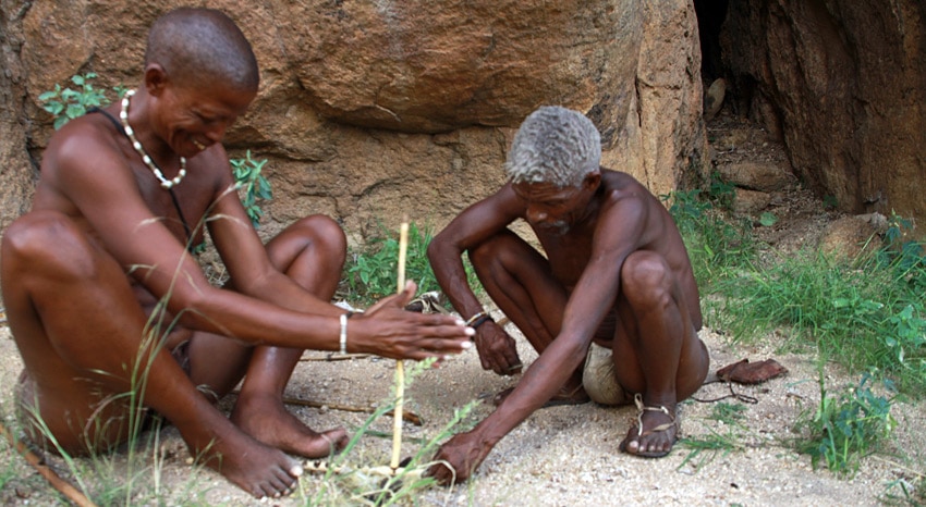 San Ureinwohner Namibia