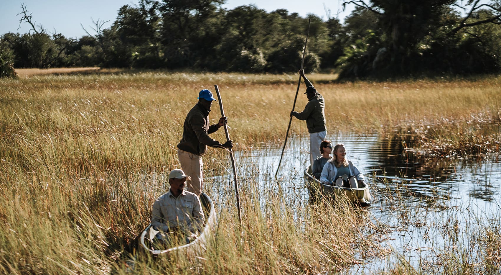 Mokoro Safari im Okavango Delta in Botswana, ein Highlight auf Safari