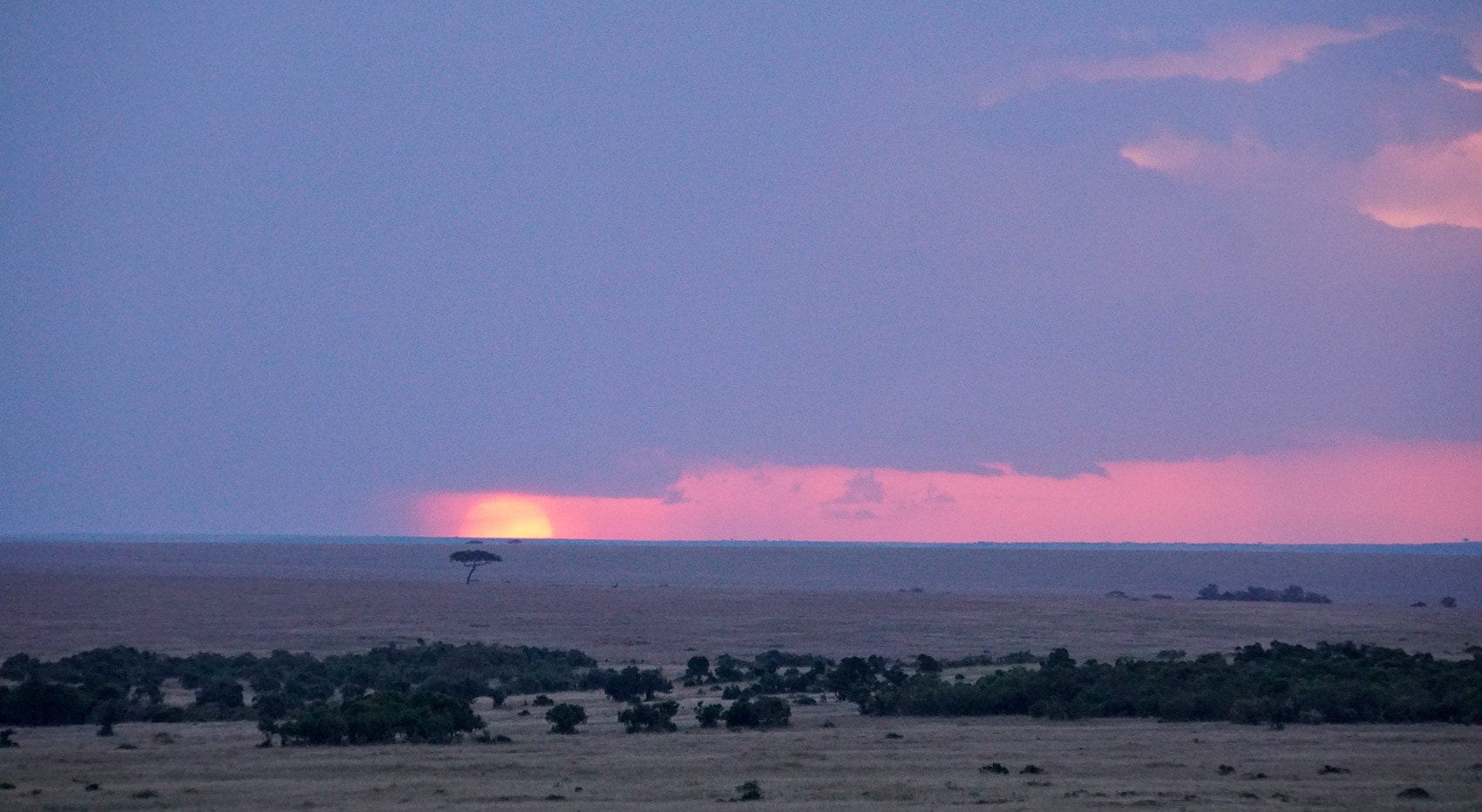 Highlight Kenia Safari Sonnennutergang Masai Mara