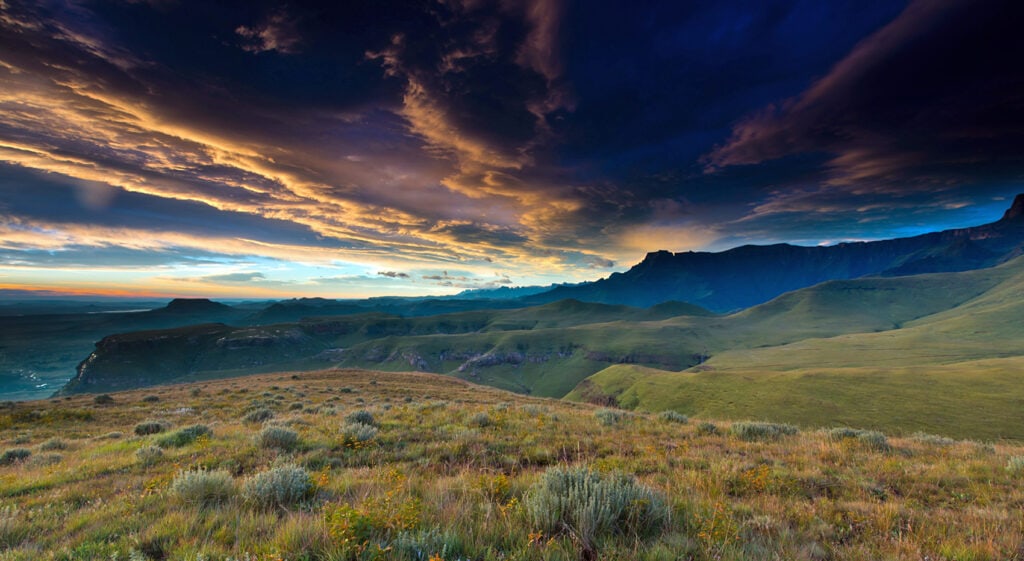 Malariafreie Gebiete Südafrika Drakensberge