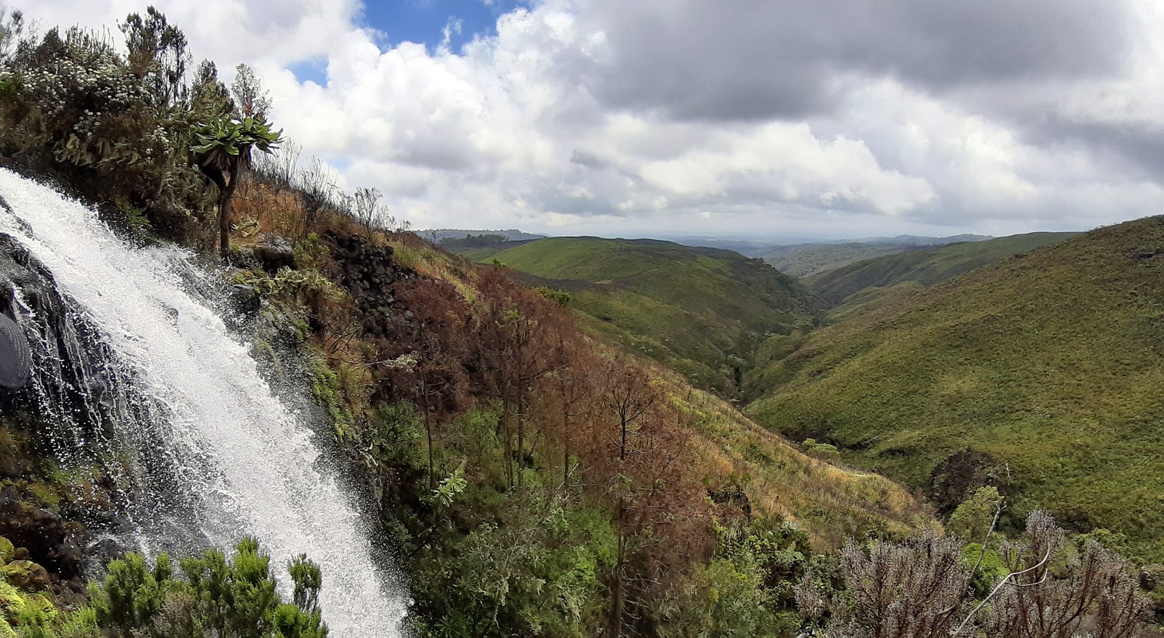 Wasserfall Wanderung Mt Kenia