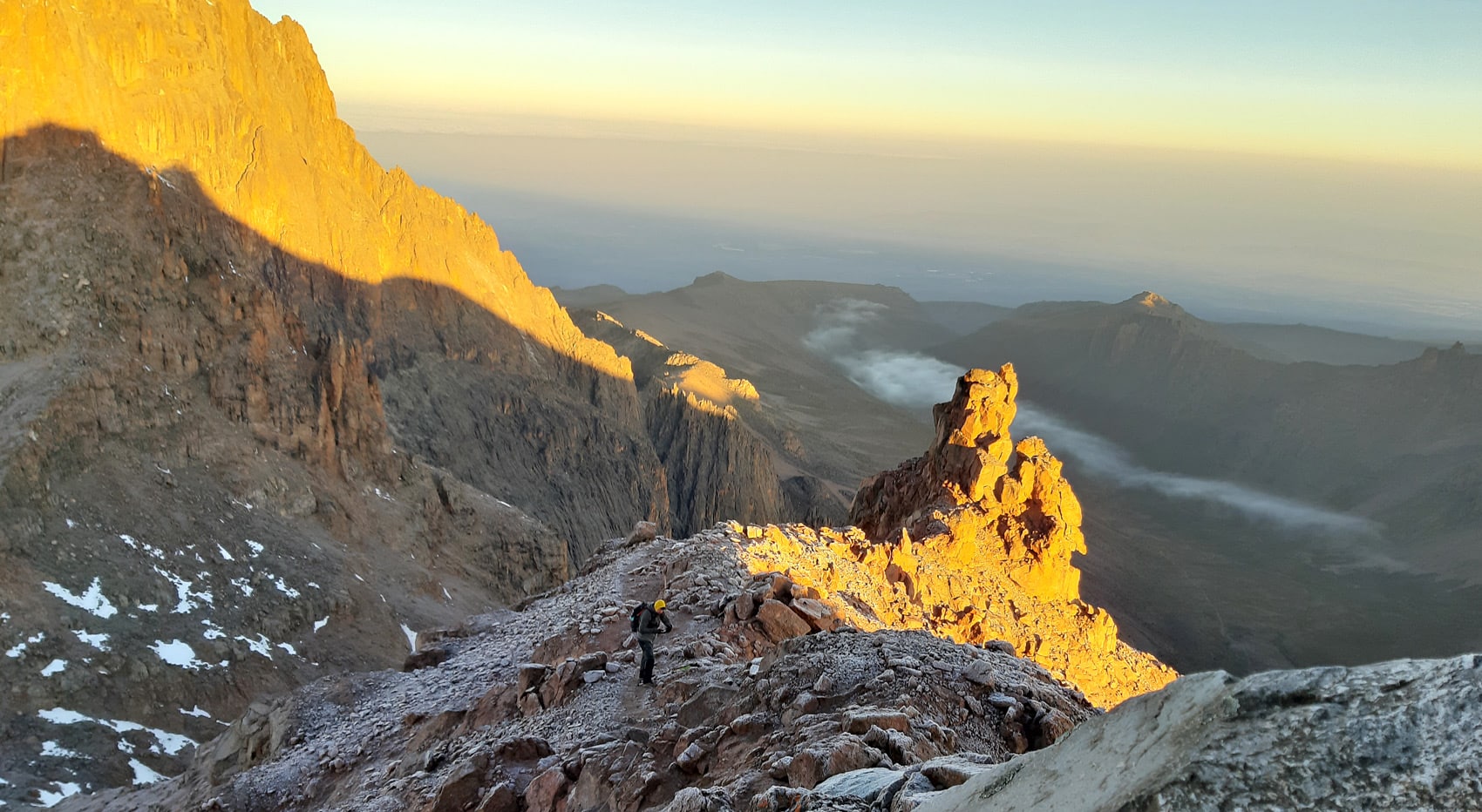 Wo wandern in Kenia Batian