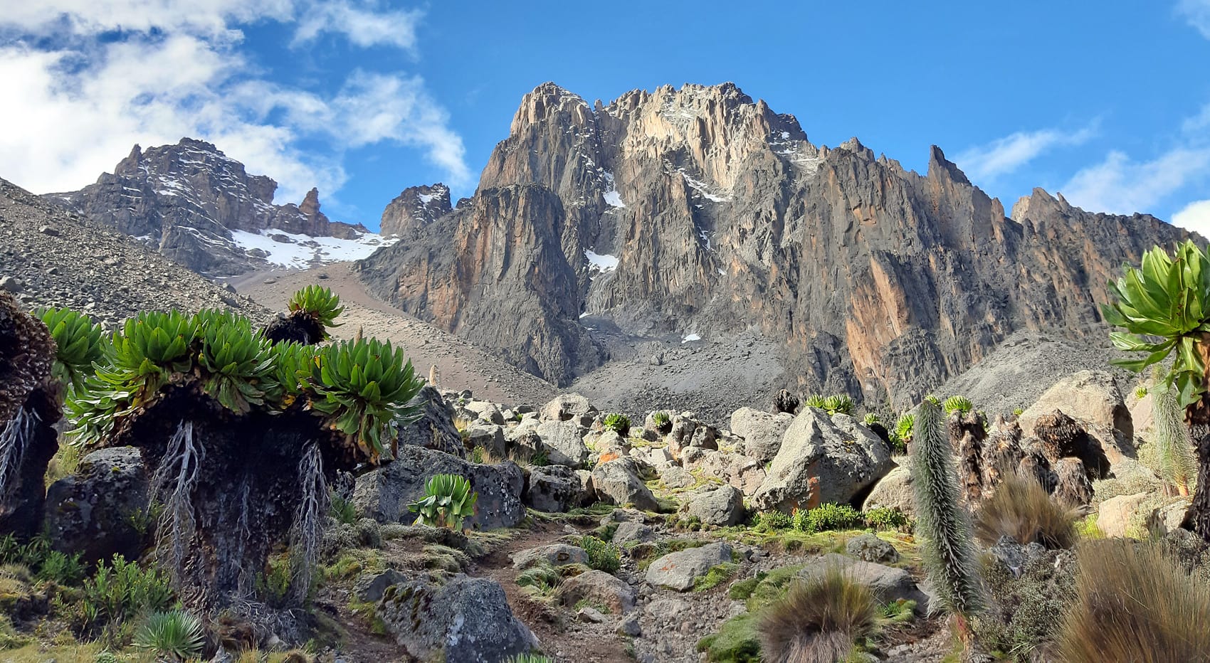 Wo kann man wandern Mt Kenya