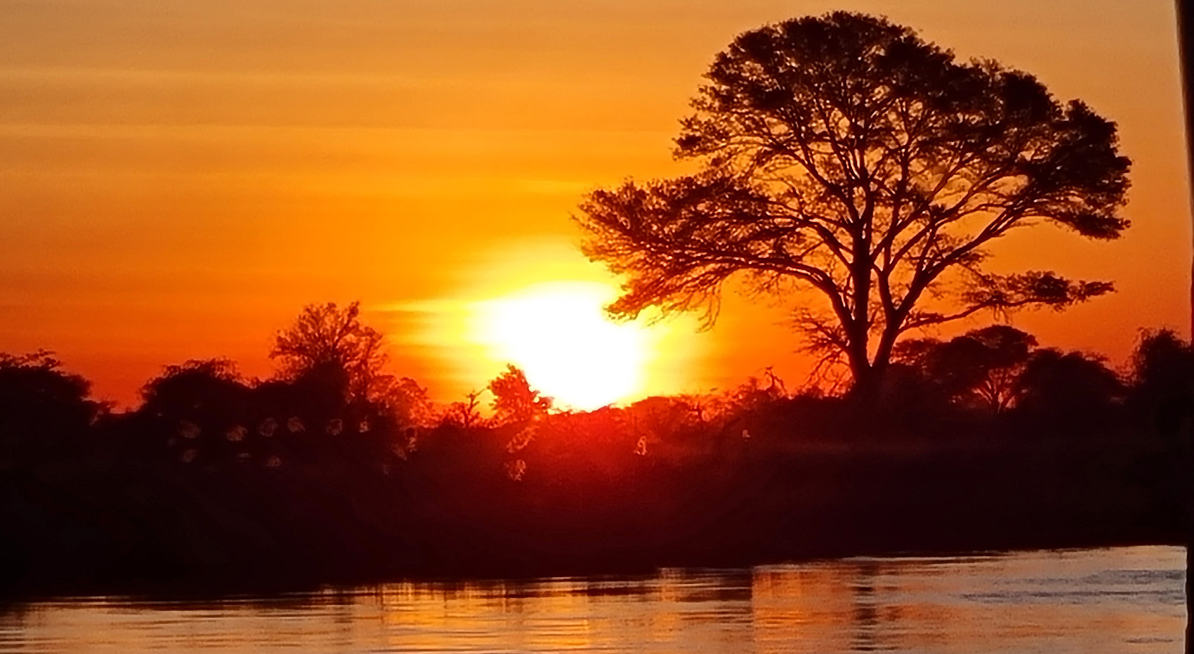 Sonnenuntergang in Afrika