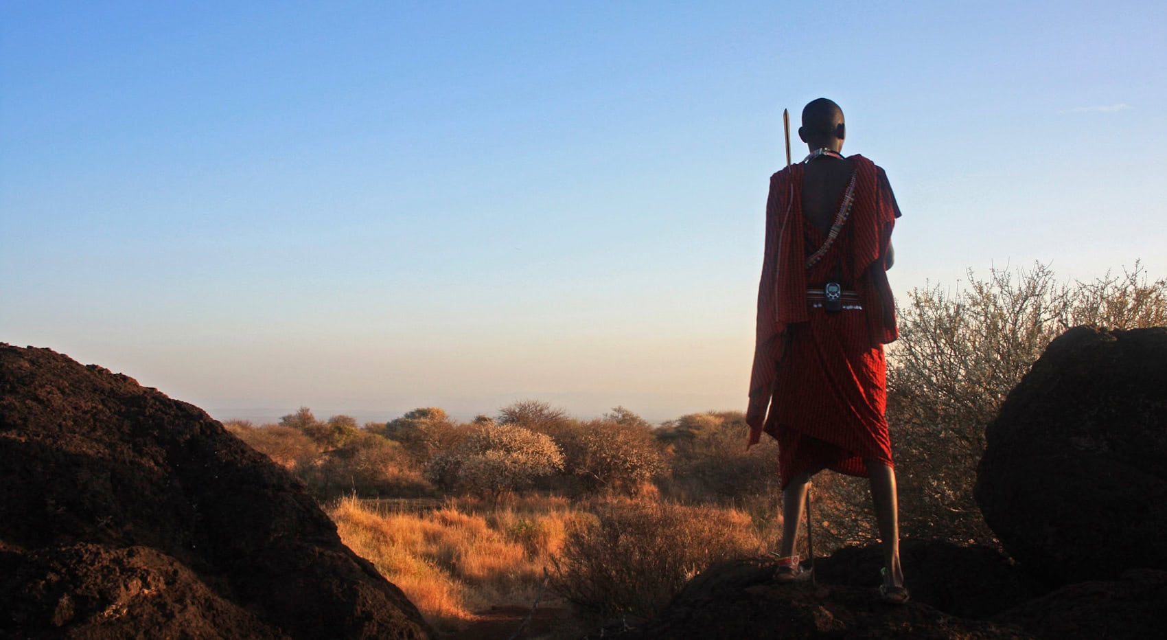 Maasai-Mann im Ngorongoro